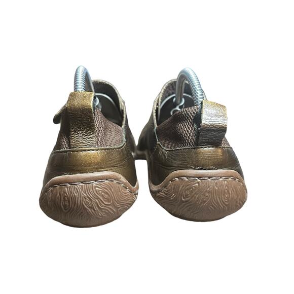 Born Althea bronze Leather Sneakers Sz 9 comfortable casual Whiskey Metallic - Picture 9 of 12